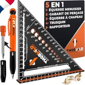 Thorvald équerre menuisier 180 mm avis